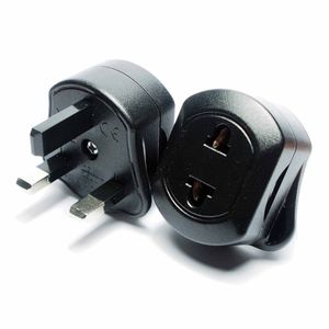 US/EU to UK AC Electrical Plug Adapter Travel Power Plug 2pin to 3pin UK Plug Converter Adapter