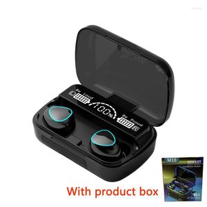 Ушники для наушников 3500 мАч зарядная коробка для шарниров Bluetooth Tws M10 Оптовая геймер с микрофонами ушные бутоны спортивные продажи