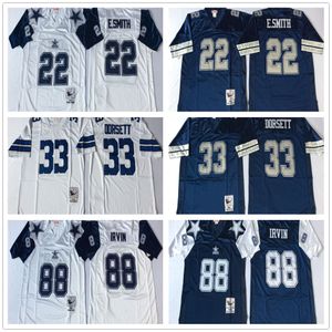 NCAA 75. Vintage Futbol 54 Randy Beyaz Formalar 22 Emmitt Smith 33 Tony Dorsett 88 Michael Irvin