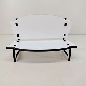 Сублимация MDF Мемориальная скамейка вечеринка по снабжению на столовых отделках персонализированные белые пустые скамей