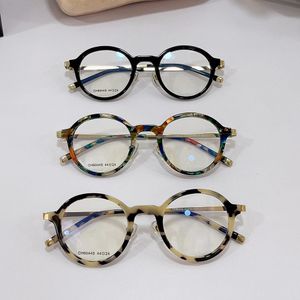 Lüks Marka Güneş Gözlüğü Tasarımcı Kadın Erkekler Attibute Eyewear Asetat Podyumlar Çerçeve Gölge Vintage Moda Yuvarlak Bufalo Boynuz Gözlükleri Bireysel Karakter için