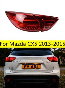 2 Colors LED Tail Lamp For Mazda CX-5 LED Reversing Taillight assembly 2013-16 CX5 Rear Fog Brake Dynamic Turn Signal Light