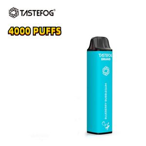 QK Tastefog Grand Popüler Max Elektronik Vape Puff 4000 Özel Tek Kullanımlık E Sigara Vapes Çilek Enerji İçeceği 10 Fantastik tatlar