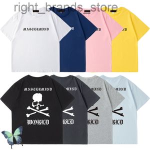 Birçok renkli pembe mmj çift elbise tişört ustası erkekler kadın Japonya T-shirt w220808
