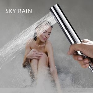 Sky Rain Rain Döner Pirinç El Duş Başlığı İki Fonksiyonlu Su Tasarrufu ve El Tutuldu Bide Duş 201105