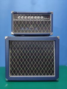 Özel Overdrive Grand Amplifikatör Kafası 20W Valf Gitar Amp Combo ve 112 Hoparlör Dolabı JJ Tüpleri 2 x EL84; Döngü ile 3 x 12ax7