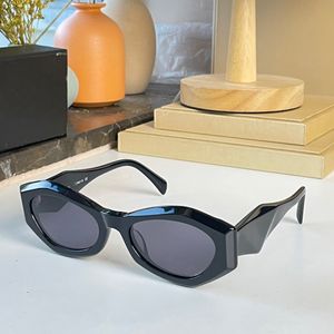 Kadınlar Erkek Güneş Gözlüğü Moda Sekizgen Yazı İmzası Stereoskopik Güneş Gözlüğü Pr18W Drivin UV Koruma Lensleri Lüks Tasarımcı Symbole Occhiole Occhiali Bantlı