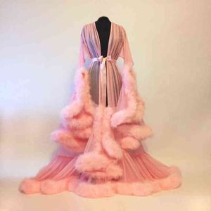 Tasarımcı Elbise Kadın Moda Ortaçağ Vintage Yarı Semitransparent Gelinlikler Tüy Düğün Çöp Tül Fantezi Kürkgeliş Peri Out Giyim Elbise 3yspg