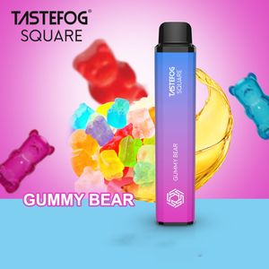 JC Tastefog Square Rechargable 3500Puffs Gummy Bear Ondayable Pod Vape Kit Электронная сигарета оптом