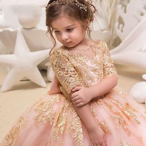 Kız elbiseler dantel çiçek kız elbise çocuk ev sahibi piyano performansı doğum günü prenses favori muhteşem cemaat coxtwirl's