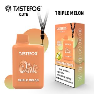 2%NIC Salt 800 Puffs Ondayable Vape Mini Pen E-сигареты Электронные атомийзер 10 вкуса Tastefog Direct Factory Sales Ohlosale