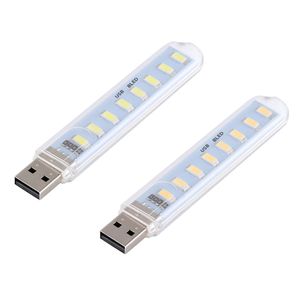 Mini Portable USB Gadgets LED Book Light DC5V Ultra Bright Reading Book Lamp 3leds 8leds Lights For Power Bank PC Laptop Notebook