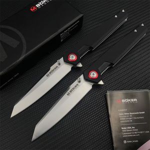 Boker magnum katlanır bıçak bıçağı zımparalama 440b bıçak g10 açık hava kamp avı hayatta kalma cep bıçakları yardımcı EDC araçları