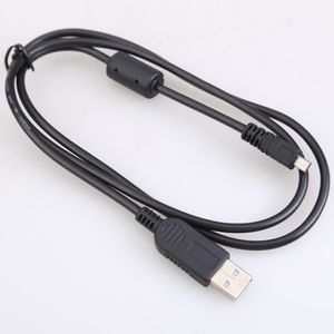 Черный 4,9 фута 59 дюймов 1,5 млн. 8 контакт UC-E6 камера USB Cable Cable Data Cable