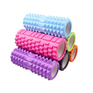 Yoga Blocks Column Fitness Pilates Foam Roller Train Gym Massage Grid Trigger Point Therapy Physio Exercise 33CM