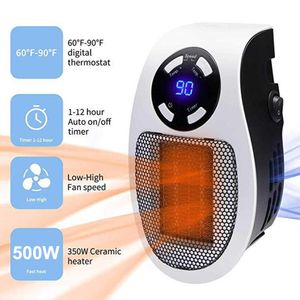 Elektrikli Isıtıcı Mini Fan Isıtıcı 500W Taşınabilir Duvar Isıtıcı Seramik Isıtma Radyatör Vücut El EL Sıcak Fan Ev Ofis için