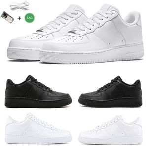 Nike Air Force Forces Airforce Airforces af1 1 moda klasik üçlü beyaz siyah kırmızı buğday düşük platform ayakkabı erkek kaykay eğitmeni spor spor ayakkabılar scarpe boyutu 5.5-11