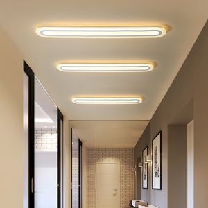 Лампа для коридора, европейские потолочные светильники, современные минималистичные прямоугольные светодиодные лампы, светильник для гардероба, входа, балкона для учебы