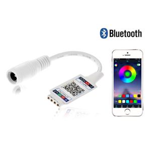 Mini RGB Bluetooth Denetleyicisi DC 5V 12V 24V Müzik BT Renkli Değiştirilebilir LED şeritler için Akıllı Uygulama Denetleyicileri Işık