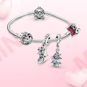 925 Gümüş Charm Pumpkin Araba Boncuk Kristal Kolye Bilezik Orijinal Fit Pandora Diy Takı