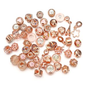 DIY mücevher 50pcs/lot kristal takılar büyük delik gevşek aralayıcı zanaat Avrupa rhinestone boncuk kolye cazibe bilezik kolye için