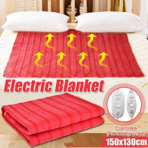 Blankets Electric Blanket 220V Winter Heater Single Body Warmer Heated Thermostat Heating 150cmx70cm/150cmx130cmBlankets