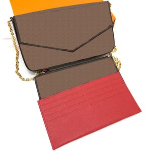 3A + Yüksek Kaliteli Tasarımcı Çanta Çok Yönlü Kılıfı Kadınlar Için Reklam Taşıma Çantalar Klasik Çiçek Mektup Baskı Bayanlar Luxurys Debriyaj Omuz Çantaları Crossbody Cüzdan