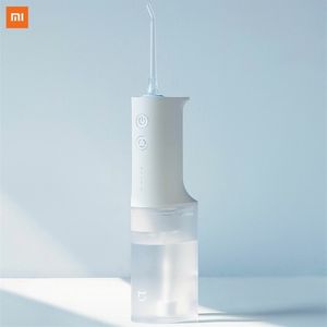 Orijinal Mijia Mi Oral Irrigator Dental Flusher Yüksek Frekanslı Darbeli Su Akışı Voltajı Stabilizasyon 4 Dişli MEO701 220727