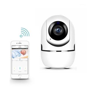 Cameras Video Nanny Wireless Wifi Baby Monitor Camera Indoor Two Way Voice Auto Tracking 2MP Home IP Security Bebe 360IP Roge22