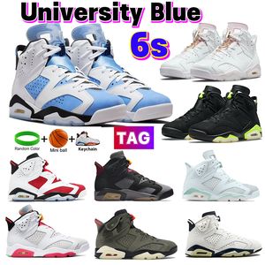 Jumpman 6 6s erkek basketbol ayakkabıları üniversite mavisi Yıkanmış Kot Georgetown Altın UNC Beyaz Kırmızı Oreo Karmin Nane Köpüğü kaktüs Hare Tasarımcı erkek kadın spor ayakkabı eğitmenleri