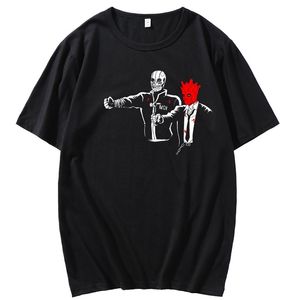 Komik Dorohedoro Japon Manga Serisi Tshirt kısa kollu unisex hip hop punk tshirt erkek büyük boy gevşek hipster tişört 220610