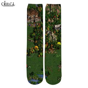 Might Magic 3D Baskı Moda Erkekleri Kadınlar UNISEX SATIŞ HARAJUKU KORE DÜZ SOCKS 220617