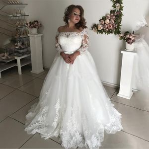 Other Wedding Dresses 2022 Long Sleeve Lace Appliques Dress Sexy A-line Bridal Vestido De Novia DressesOther