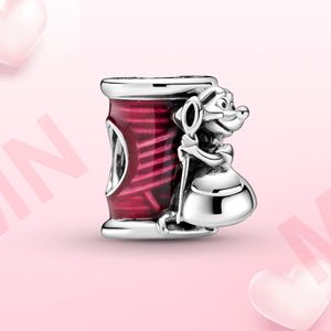 925 Серебряное очарование украшения бусинка Suzy Mouse Tride Charm Fit Bracelet Bracelet Женщины женские ювелирные изделия