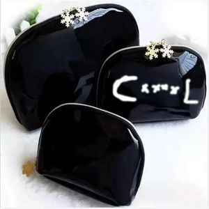 3pcs/Set Snowflakes Zipper Makeup Back Maving Fashion Cosmetics Holder яркая японская кожаная помада сцепления