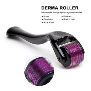 Derma Roller Titanyum 540 Mikro İğneler Sistemi Güzellik Mikroiğle Roller Yüz Terapisi Yüz streç işareti çıkarma için ayarlanmış