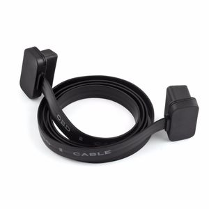 Yeni Yeni Noodle OBD2 Uzatma Kordon OBDII 60 cm 16pin ELM327 Erkek Uzatma Kablosu OBD 2 Oto Araba Teşhis Kablo Bağlayıcı Adaptörü Hızlı Sevkiyat