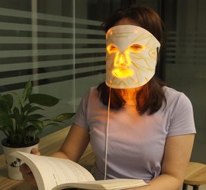 2022 New Arrival red led light therapy infrared flexible soft mask silicone 4 color led therapy anti aging advanced photon mask