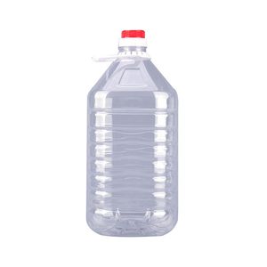 Garrafas de embalagem de óleo acessíveis seguras 5L 5l Transparente Pet Cooking Bottle Oil Bottle