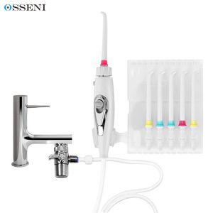 Dental SPA Faucet Tap Oral Irrigator Water Dental Flosser Toothbrush Irrigation Teeth Cleaning Switch Jet Family Water Floss 220607