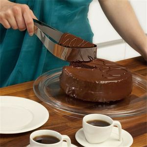 Paslanmaz çelik kek pasta dilimleyici sunucusu kesiciler kurabiye fondan tatlı araçları mutfak alet 220813