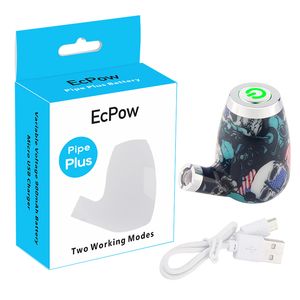 ECPOW E Pipe Plus Vorheizen Vape-Kartuschen Batterie 900 mAh 510 Thread Vapes Pens Einstellbare Spannung mit 2 automatischen manuellen Arbeitsmodi