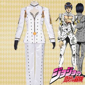 Anime Jojo 'S Bizarre Adventure Personaggio Cos Vestito Bruno Bucciarati Vestito cosplay Vestito anime Personaggio anime Gioca abbigliamento J220720