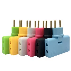 Поворотный штекер EU Converter Один из трех на 180 градусов Усиливальная вилка Multi Plug Mini Slim Wireless Auttlet Adapter Light удобно