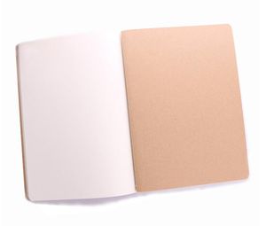 Kağıt Ürünler Seyahat Dergileri Defterler Kraft Kahverengi Yumuşak Kapak Defter A5 Boyut 210 mm x 140 mm 60 Sayfalar 30 Sheets Stattery Ofis Malzemeleri