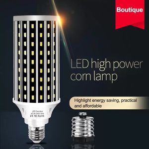 E27 50 W 2835 Fan Soğutma LED Mısır Ampul Lamba Kapaksız Kapaklı Ev Dekorasyon Için Droplight Sokak Spot LED