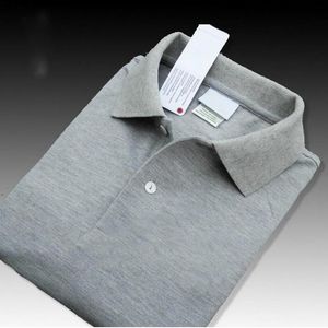 Tasarımcı Erkek Polos Tee Kısa Kollu Tişörtler Büyük Timsah Logo Küçük At Polos Saf Renk Nakış Tees Klasik İş Kırış Nefes Alabası Tshirt Lüks Top