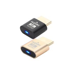 Connectores Adaptador de exibição virtual compatível com HDMI com instrução LED 4K Dummy Cheat Virtual Plug 3060 para Mineração de ETF de Bitcoin