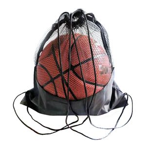Портативное баскетбольное покрытие сетчатая сумка футбольный футбольный рюкзак на открытом воздухе для хранения мячей 220728