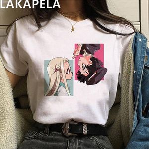 Kadın Tshirts Şaman Kral Grafik Tees Kawaii Japon Anime Tuvalet Bağlı Hanako Kun Tişörtü Kadın Komik Karikatür Inuyasha Tops 220628